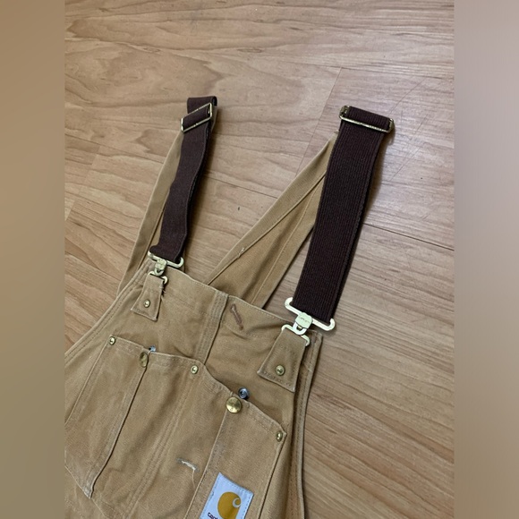 🏷️Vintage Carhartt Double-Knee Insulated Workwear Overalls (36x30) - Picture 5 of 11